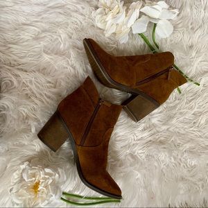 Brown booties